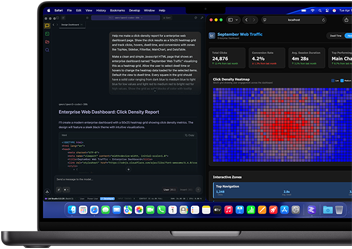 In der LM Studio App läuft ein lokales Large Language Model auf einem 14 Zoll MacBook Pro